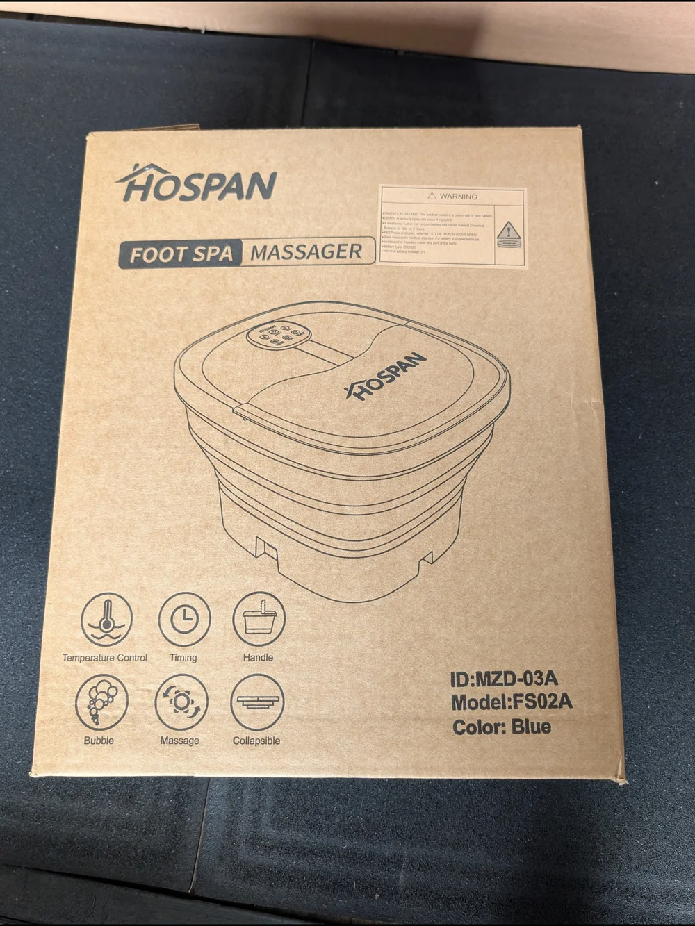HOSPAN Foot Spa Massager - Blue